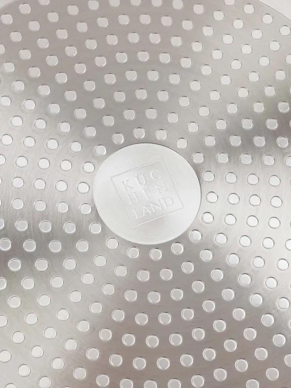 Құймақ табасы, 24 см, жабыны бар, алюминий, сүт түстес, Piatto gold, image-3