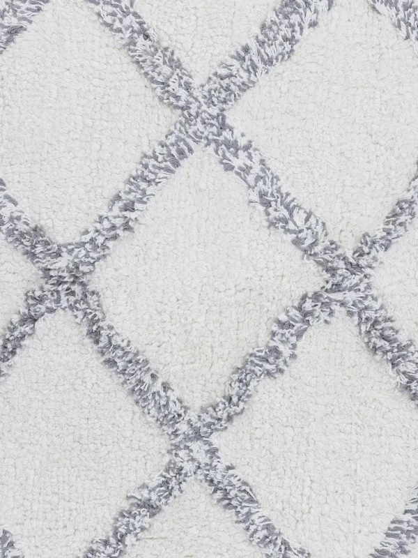 Кілемше, 50х80 см, мақта, сарғылт, Ромбтар, Rhombic, image-2