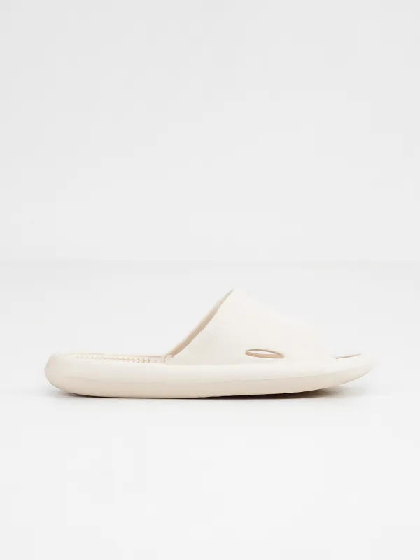 Тапочки женские, ЭВА, молочные, Bouncy, image-0