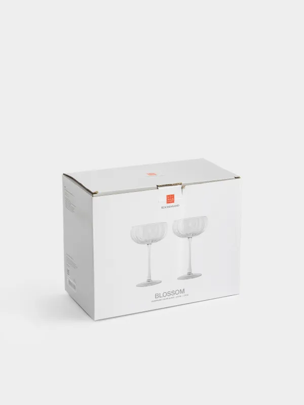 Шампанға арналған стақан, 310 мл, 2 дана, шыны, Blossom R, image-6