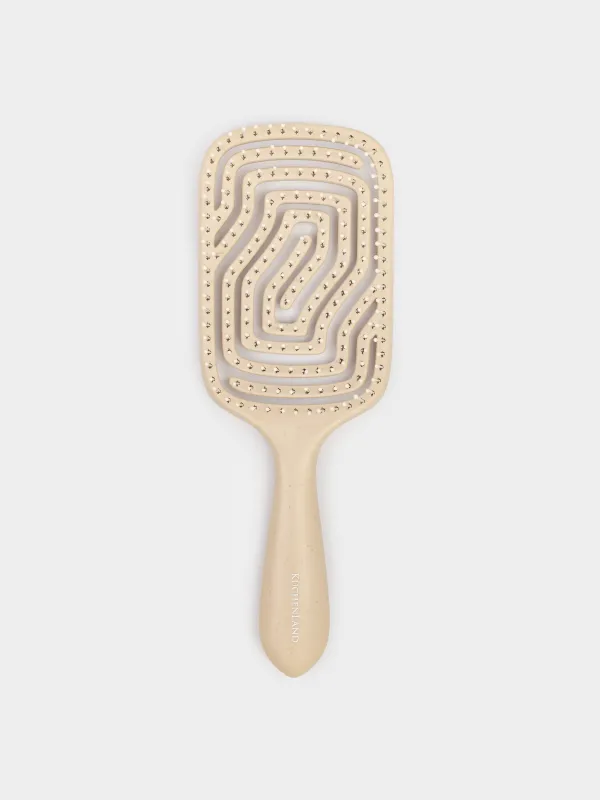 Шашқа арналған массаждық тарақ, 23 см, пластик, сарғылт-қоңыр, Zipo, image-0