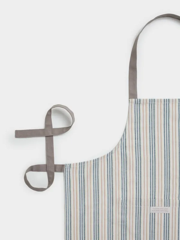 Алжапқыш, 65х85 см, мақта, сарғылт-қоңыр, Жолақтар, Stripes kitchen, image-1