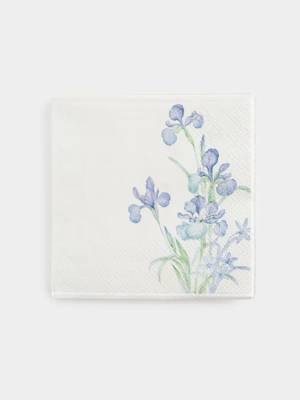 Қағаз майлықтар, 21х21 см, 20 дана, шаршы, ақ, Құртқашаш, Iris garden, image-0