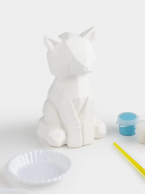 Шығармашылыққа арналған жиынтық, 1 зат, кескіндеме, гипс, Графикалық түлкі, Creative, image-2