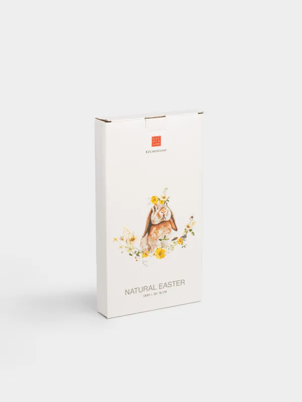 Блюдо, 30х16 см, Кролик с цветами, Natural Easter, image-5