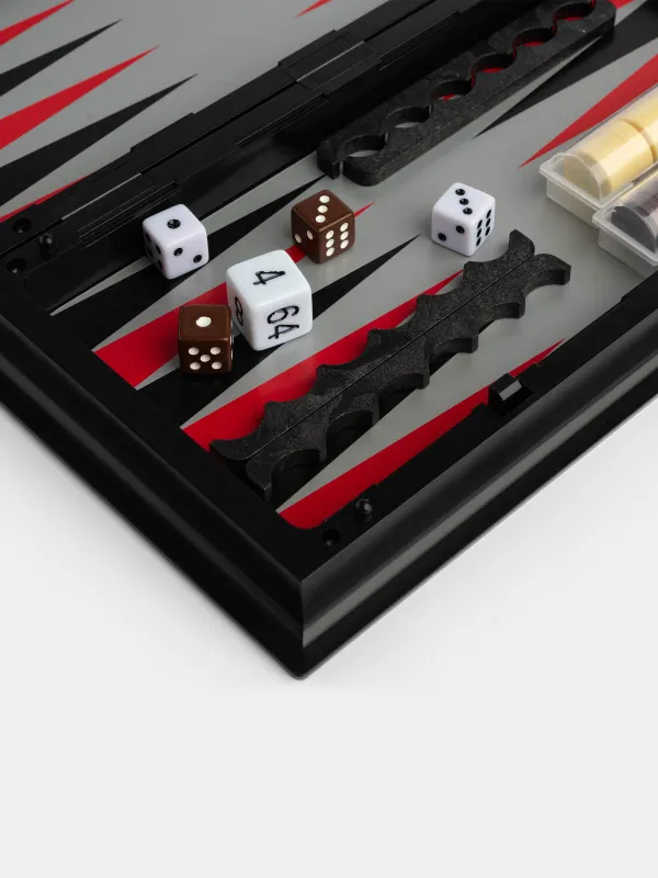 Үстел үсті ойыны, 25х25 см, дойбы/нарды, жол, пластик, Hobby light, image-6
