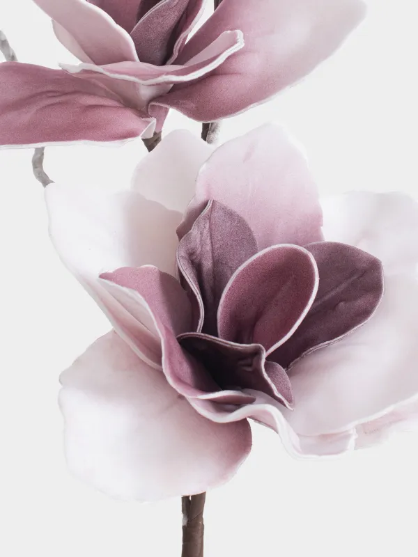 Сәндік бұтақ, 90 см, пластик/пенопласт, Қызғылт магнолия, Magnolia, image-3