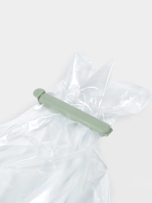 Набор зажимов для пакетов, 20 шт, пластик, белый/серый/зеленый, Assist, image-1