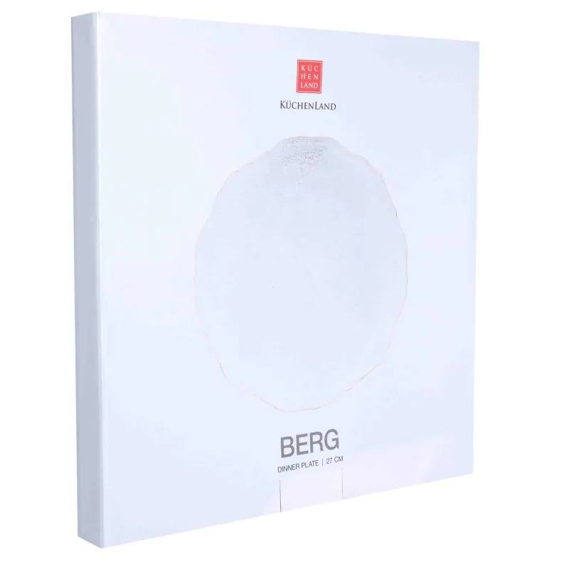 Тәрелке төсеніші, 33 см, шыны, алтын жиегі бар, Berg, image-2