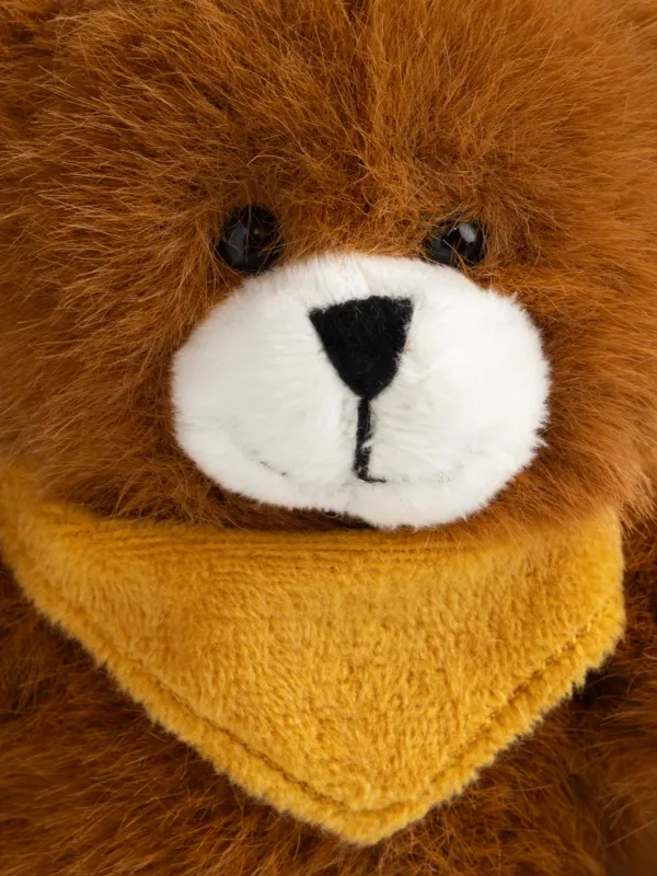 Салпыншақ, 16 см, жұмсақ, полиэстер/металл, сарғылт-қоңыр, Аю, Bear, image-2