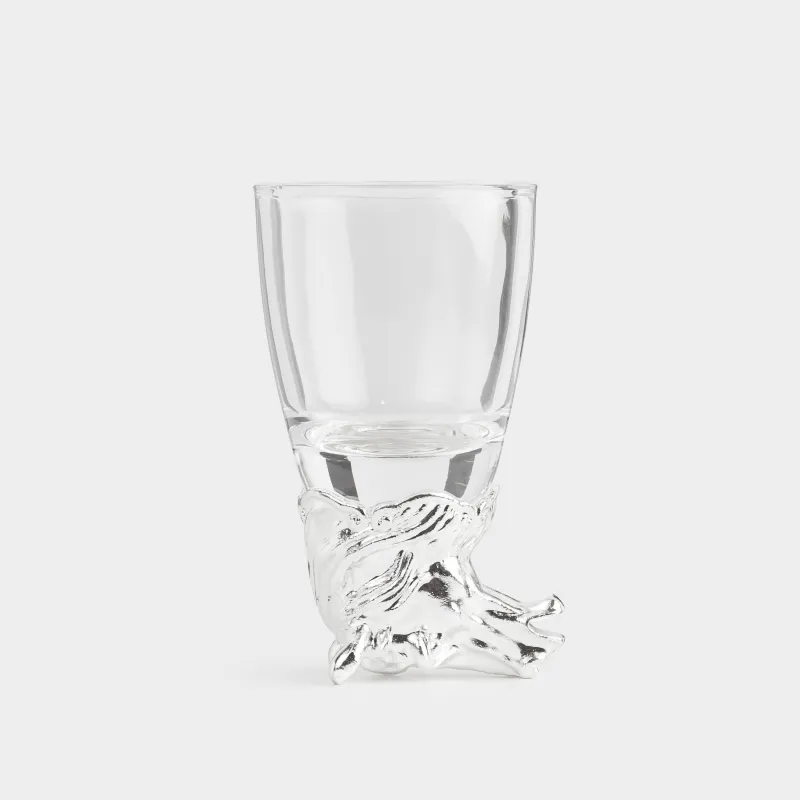 Стопка для водки, 50 мл, 4 шт, в кожаном кейсе, стекло/металл, Бык и лошадь, Bar, image-2