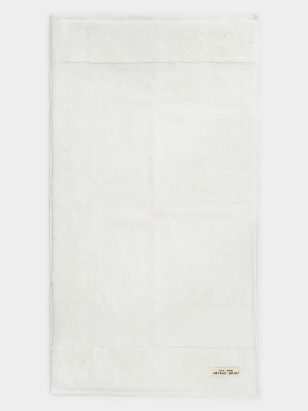 Сүлгі, 50х90 см, мақта, сүт түстес, Super soft cotton, image-1