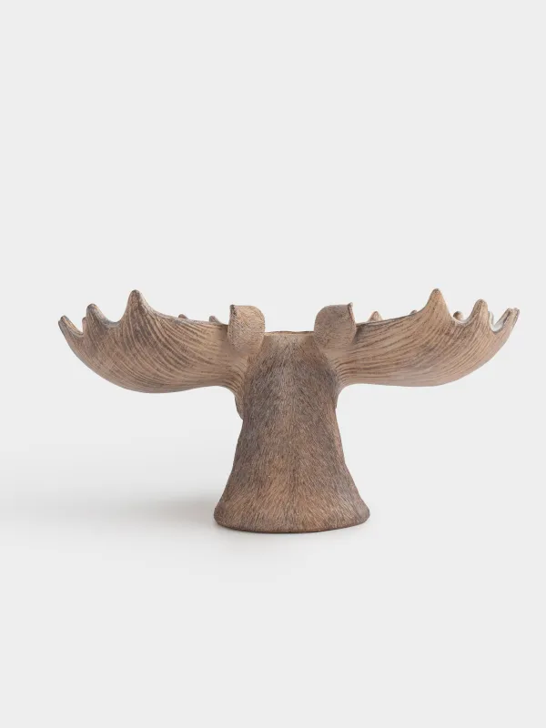 Менажница, 36х21 см, 3 отд, полирезин, коричневая, Лось, Moose story, image-6