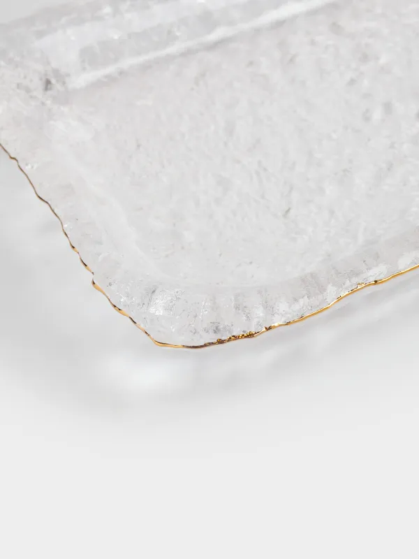 Блюдо, 14х23 см, с золотистым кантом, Nautilus gold, image-6