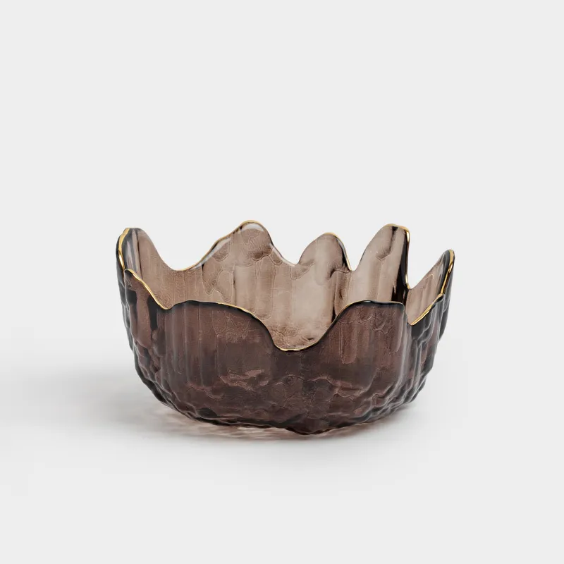 Кесе, 13х6 см, шыны, қоңыр, алтын жиегі бар, Nautilus color