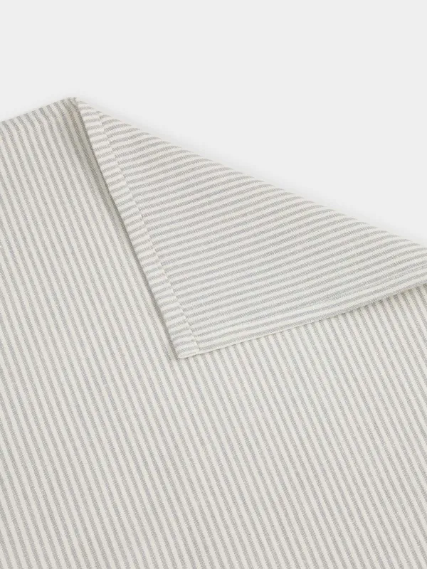 Полотенце кухонное, 40х60 см, 2 шт, хлопок, бежевое/серое, Place where happiness lives, Stripe, image-7