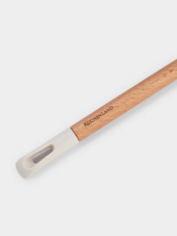 Кисть кулинарная, 30 см, силикон/дерево, молочная, Somerset, image-4