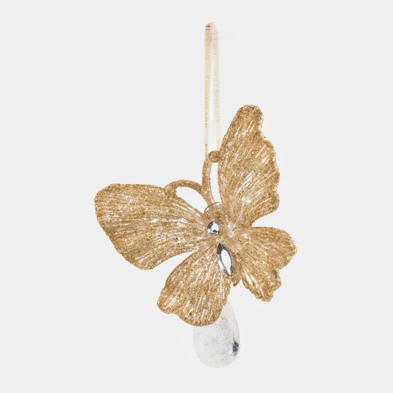 Шырша ойыншығы, 11 см, пластик, шампан, Көбелек, Butterfly NY, image-1