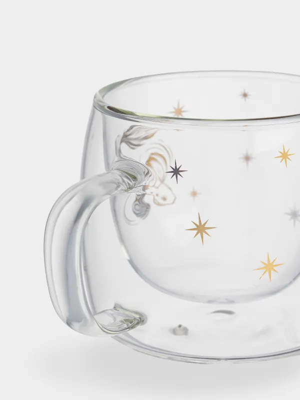 Саптыаяқ, 360 мл, шыны Б, Жұлдыздары бар балық, Air decor, image-2