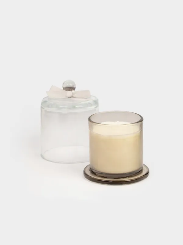 Хош иісті шам, 11 см, шам ұстағышта, қақпағы бар, шыны, Sandalwood meditation, Esthetic, image-1