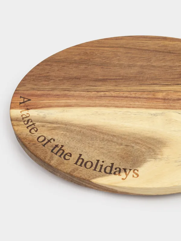 Блюдо сервировочное, 25х18 см, на ножках, Елка, Noble tree, image-2