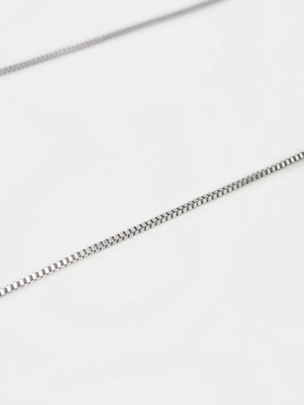 Цепочка для очков, 75 см, металл, серебристая, Skye, image-1