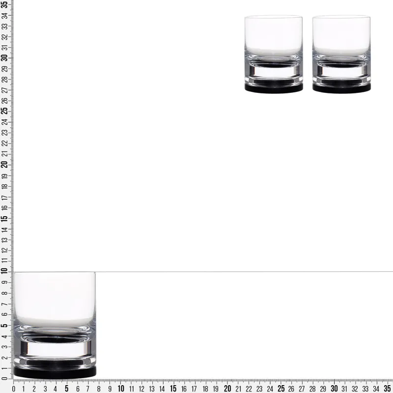 Виски стақаны, 10 см, 340 мл, 2 дана, тұғырда, шыны/ағаш, Clear, image-4