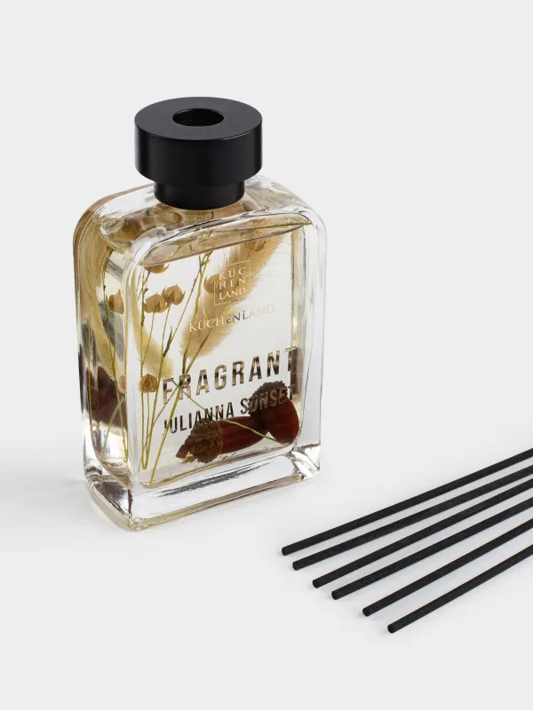 Хош иісті диффузор, 200 мл, кептірілген Floralsмен, Julianna Sunset, Fragrant, image-3