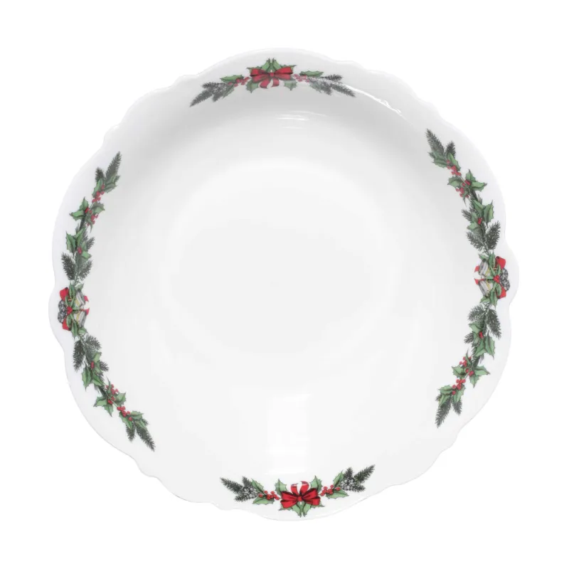 Салат ыдысы, 23х6 см, 1,2 л, фарфор N, ақ, Ормандағы үй, Forest house, image-2