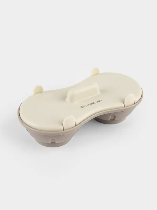 Микротолқынды пеште пісірілетін жұмыртқа пішіні, 22x12 см, 2 зат, пластик, түс, Soft kitchen, image-1