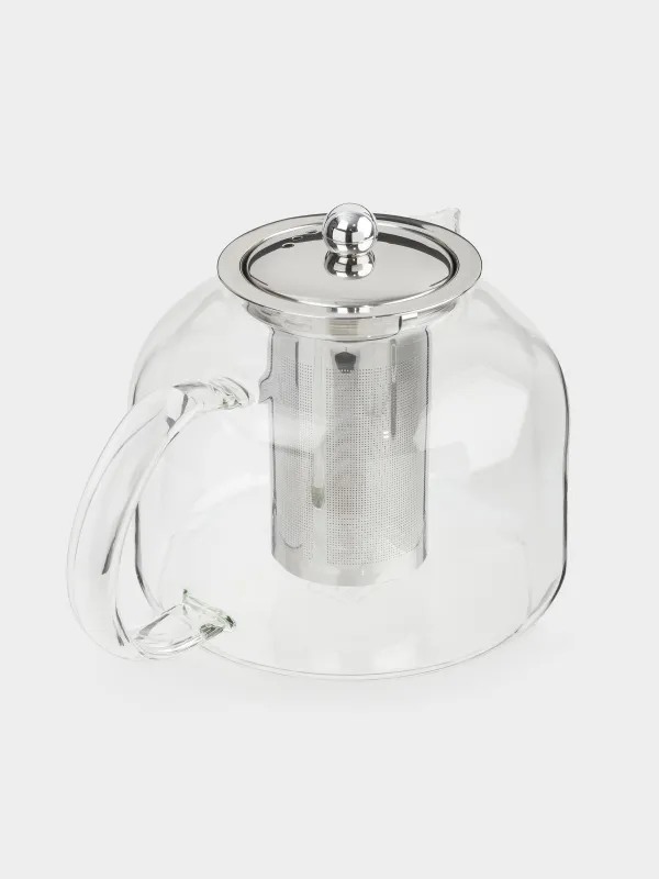 Чайник заварочный, 1,3 л, стекло Б/сталь, Macchiato, image-2