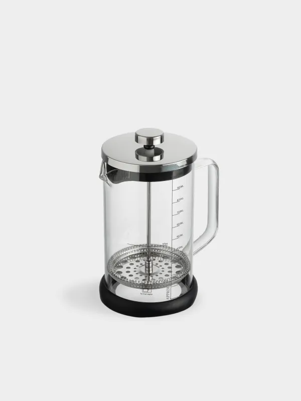 Френч-пресс, 1 л, с мерной шкалой, стекло Б/сталь, Comfort, image-2