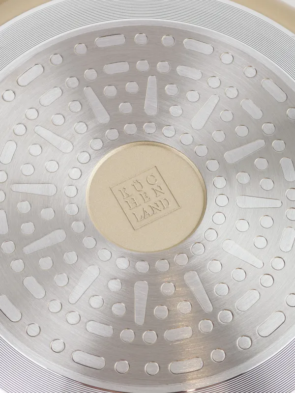 Таба, 24 см, жабыны бар, алюминий, алтын, Trineli, image-5