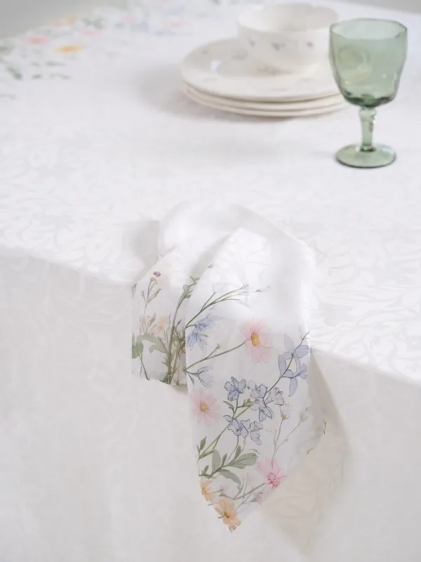Салфетка под приборы, 30х45 см, из жаккарда, Полевые цветы, Petals serenity, image-6