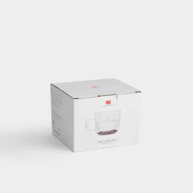 Саптыаяқ, 350 мл, шыны Б, ішінде кофе дәндері бар, Enjoyment in a cup, Air decor, image-5