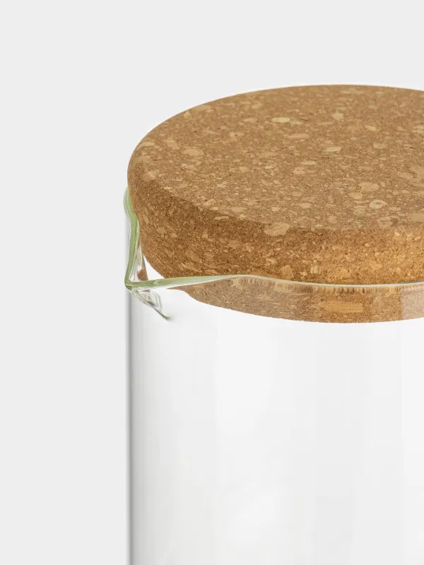 Кувшин, 1,7 л, с крышкой, стекло Б/пробка, Clear font, image-3