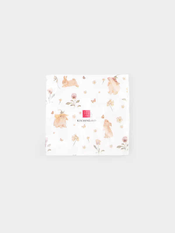 Салфетки бумажные, 33х33 см, 20 шт, Easter, image-4