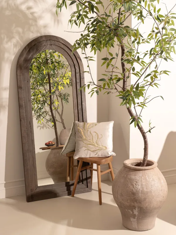 Сәндік жастық, 50х50 см, барқыт/моншақ, сарғылт-қоңыр, Балық, Goldfish, image-9