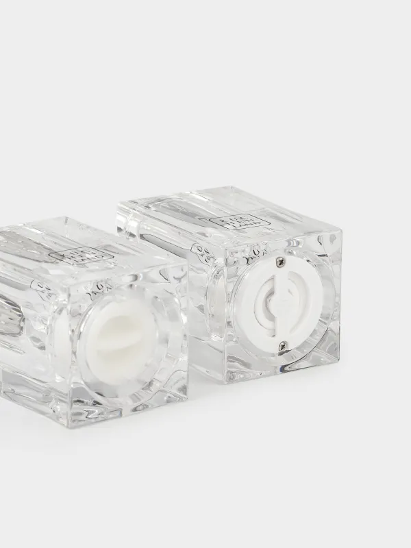 Тұз және бұрыш жинағы, 9 см, диірмен, акрил/пластик, Cube, image-3