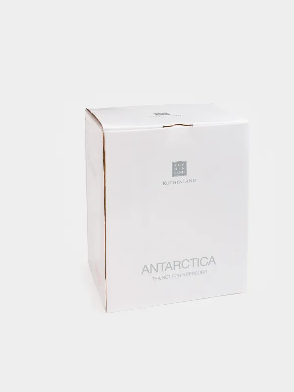 Сервиз чайный, 6 перс, 15 пр, фарфор F, Antarctica, image-6