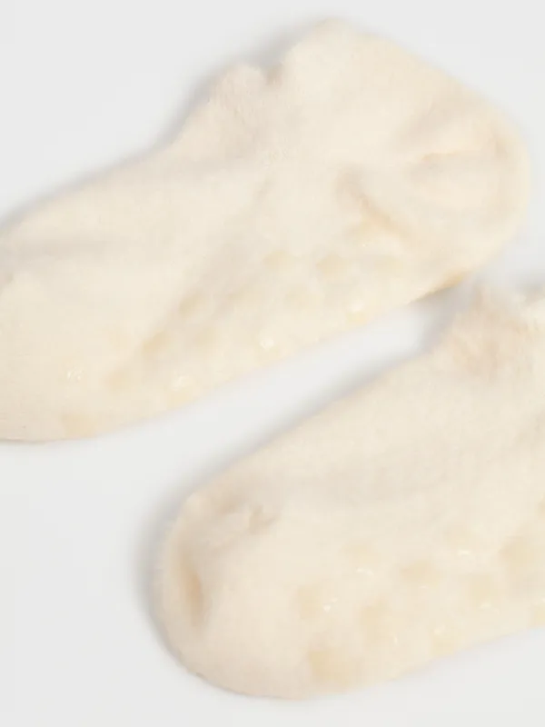 Әйелдер шұлықтары, үйге арналған, өлшемі 36-38, мақта/полиэстер/нейлон, сүт түстес, Hotty fuzz, image-1