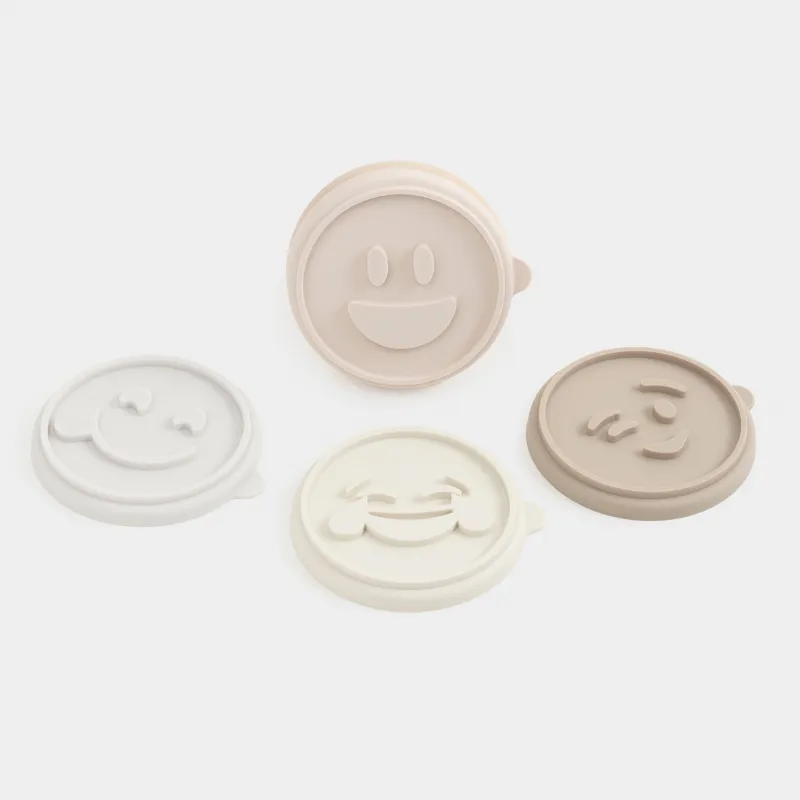 Пісіруге арналған штамп, 4 дана, силикон/ағаш, түс, Bakery emotional, image-2