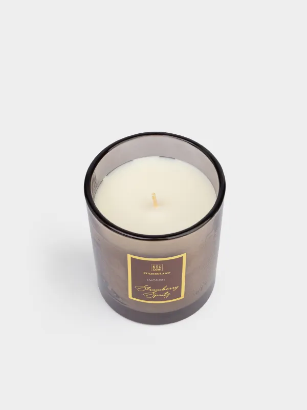 Хош иісті шам, 9 см, шам ұстағышта, шыны, түс, Strawberry Spritz, Emotion, image-2