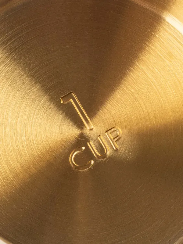 Өлшеуіш қасық, 250 мл, болат, алтын, Device gold, image-4