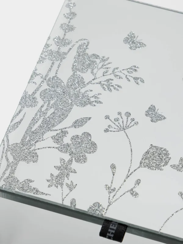 Зергерлік қобдиша, 12х7 см, шыны/металл, айнасы бар, Көбелек, Glossy, image-5