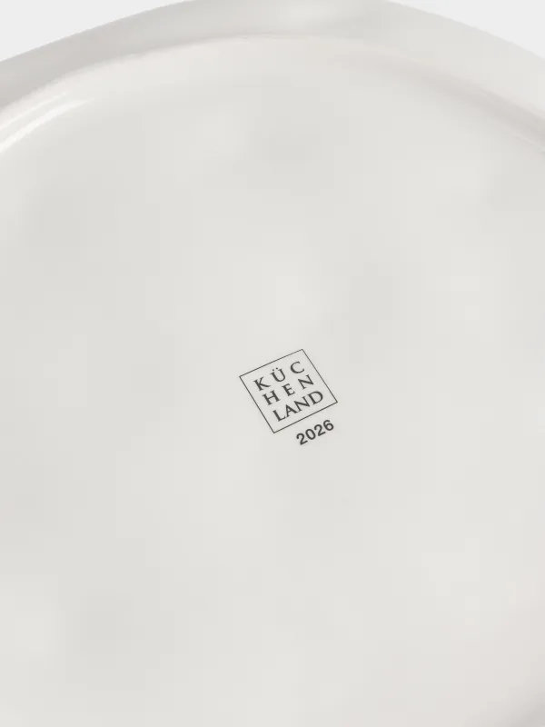 Түскі ас тәрелкесі, 26 см, керамика, Бантиктері бар шырша, Spruce, image-5