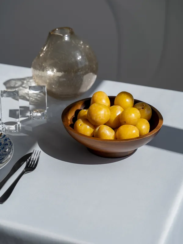 Дастархан, 160х160 см, полиэстер, ақ, сызықтар, Trim gold, image-2