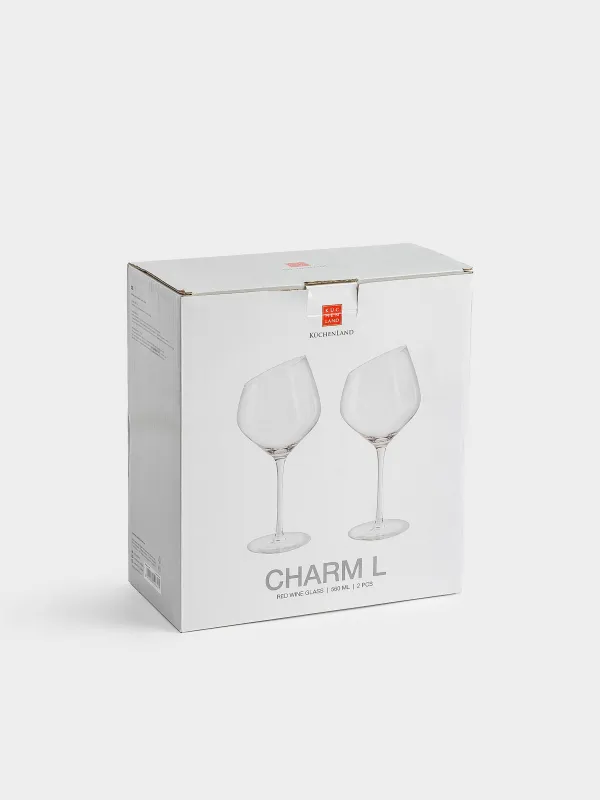 Қызыл шарап бокалы, 560 мл, 2 дана, шыны, Charm L, image-7
