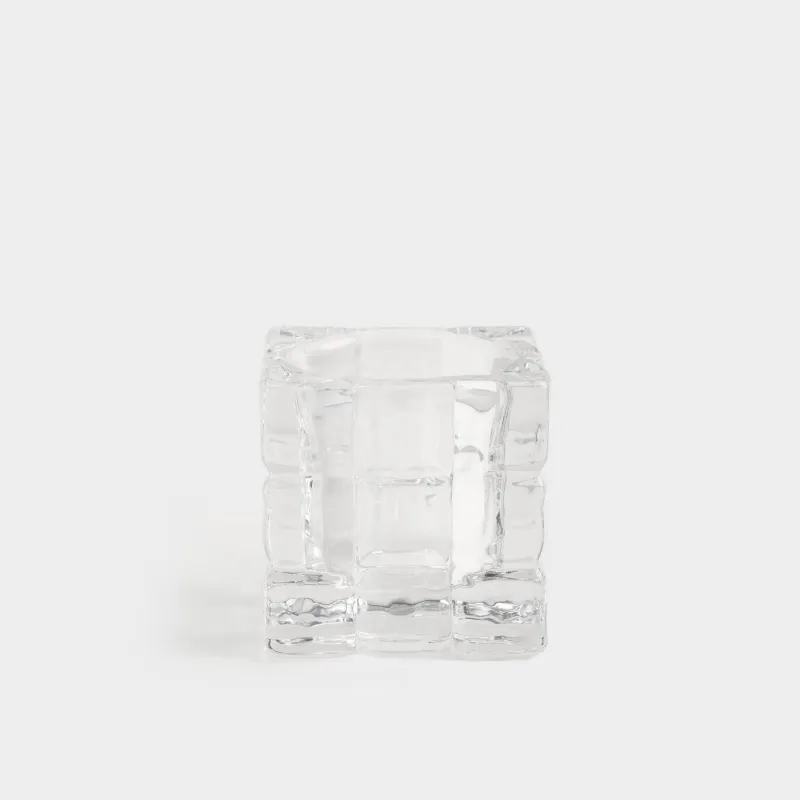 Подсвечник, 6x6 см, для чайной свечи, стекло Р, Zero
