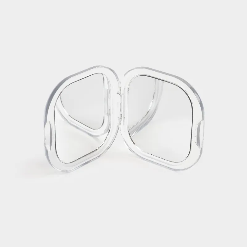 Қалта айнасы, 7х7 см, екі жақты, пластик, Messa, image-5